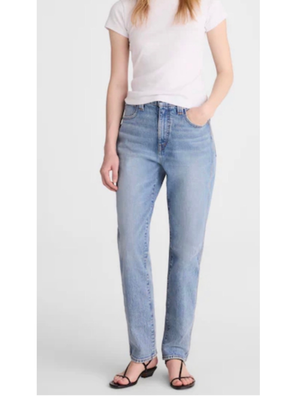 Madewell The Perfect Vintage Straight Jeans Light Blue size 26
